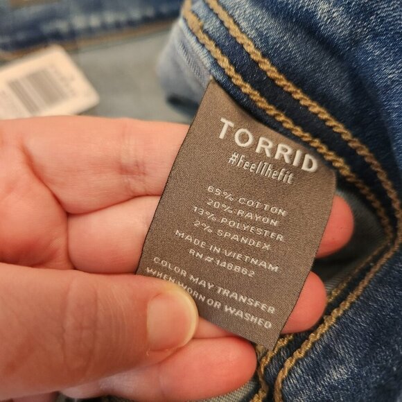 Torrid Jogger Super Soft Mid-Rise Jeans NWT Size 20 - Picture 11 of 11
